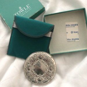 Towle Silversmiths Vintage Sterling Compact Mirror